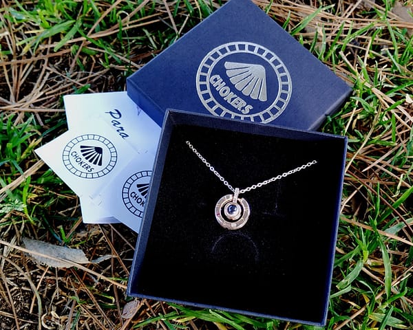 Colgante reloj de sol en oro rosa "100 maneras de decir te amo" - Imagen 2